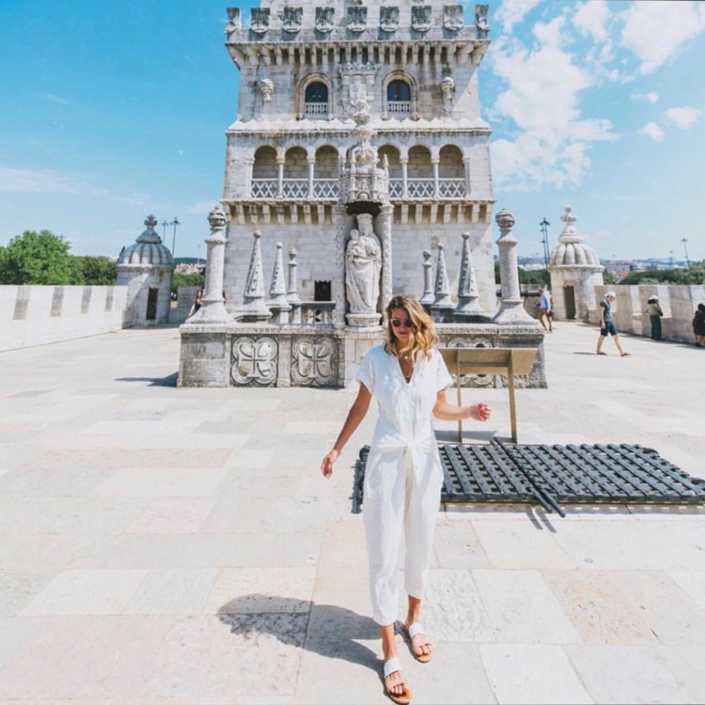FREE PEOPLE LINEN JUMPSUIT